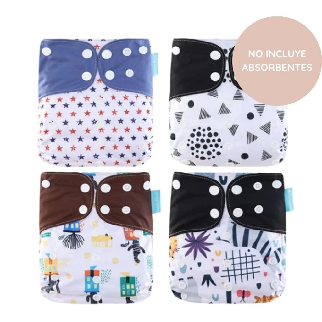 Pack x 4 Pañales Barrera Simple