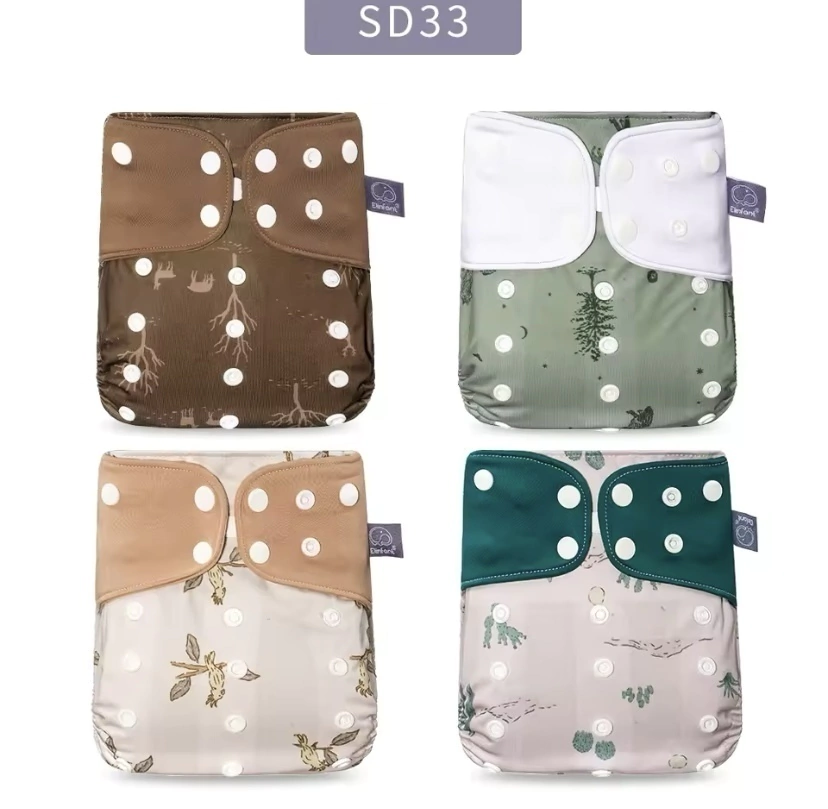 Pack x 4 Pañales Elinfant Fibra Gris Barrera Simple - Cactus