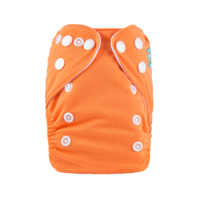 Pañal Recien Nacido AlvaBaby sistema bolsillo incluye absorbente - Naranja